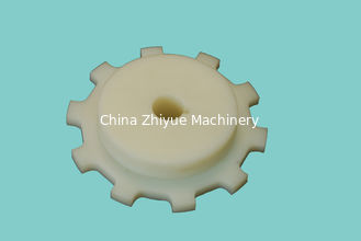 1701 PA6 materials flexible conveyor chain sprockets machined sprocket white color