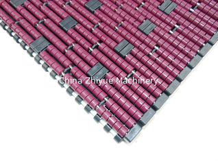LBP1005 series thermoplastic low back pressure modular conveyor system belts roller top modular belt