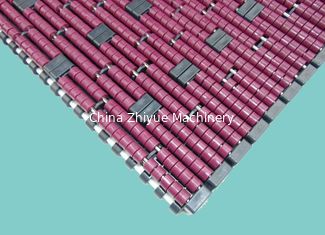 MARBELT 1005LBP LOW BACK PRESSURE CHAINS WITH DOUBLE POSITRACKS MATERIALS POM PURPLE FOR ACCUMULATE TABLE