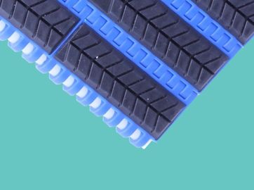 ZY900FT-R1 Plastic flat top food grade modular belt rubber top friction top belts FDA food grade