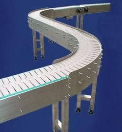 Customized slat conveyors side flex transmission system moduline belts conveyors for bottle filling lines competitive