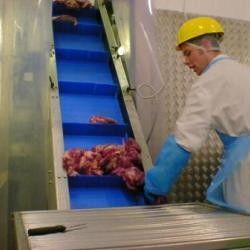 Flush grid belts conveyors raised rib belting conveyors inclind conveyor systems
