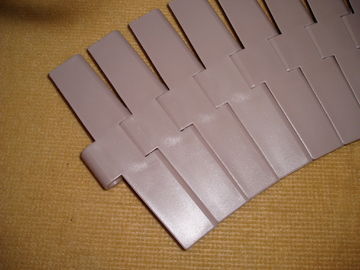 880TAB-K325/880TAB-K450 flat top conveyor chain slat flexible chains POM brown DERIN CHAINS