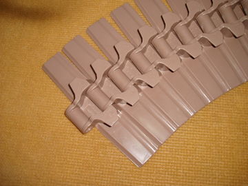 880TAB-K325/880TAB-K450 flat top conveyor chain slat flexible chains POM brown DERIN CHAINS