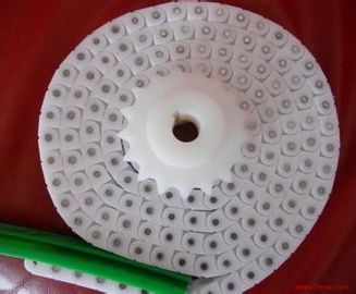 Plastic roller chains 40P 60P flat top plastic chains silent chains white color for pharmercutical