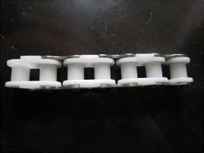 PC60 white engineering plastic roller chain thermoplastic conveyor thermoplastic chains white color
