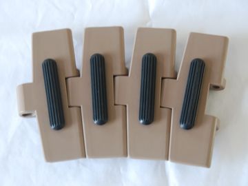 LF820 plastic table top chains with moulded rubber insert inclinded conveyor top chains for beverage industry