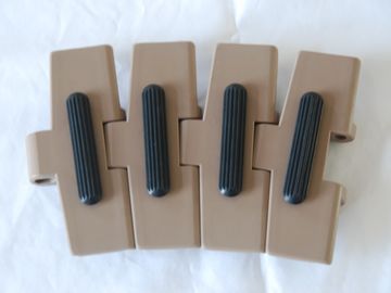 SS1873 Snap on plate top conveyor chains with rubber inserts friction inclind conveyor top chains