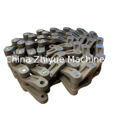 NH78 Plastic crate conveyor chains  POM/PA6 for light industries