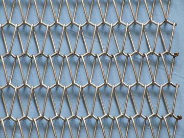 SS spiral wire mesh conveyor belts balanced mesh belts stainless steel conveyor beltings