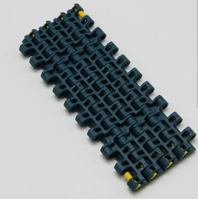 ZY800FT-3R MODULAR BELTS WITH RUBBER FRINCTION TOP PITCH 12.7MM COLOR BLACK FOR FOR FOOD INDUSTRY
