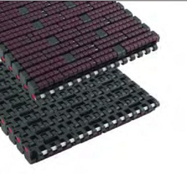 MARBELT 1005LBP LOW BACK PRESSURE CHAINS WITH DOUBLE POSITRACKS MATERIALS POM PURPLE FOR ACCUMULATE TABLE