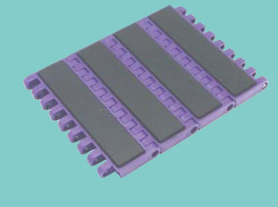 ZY2000FT-R MCC1000 FLAT TOP MODULAR BELTS WITH RUBBER FRICTION TOP FOR CONVEYOR BELTING SYSTEMS  FOOD GRADE